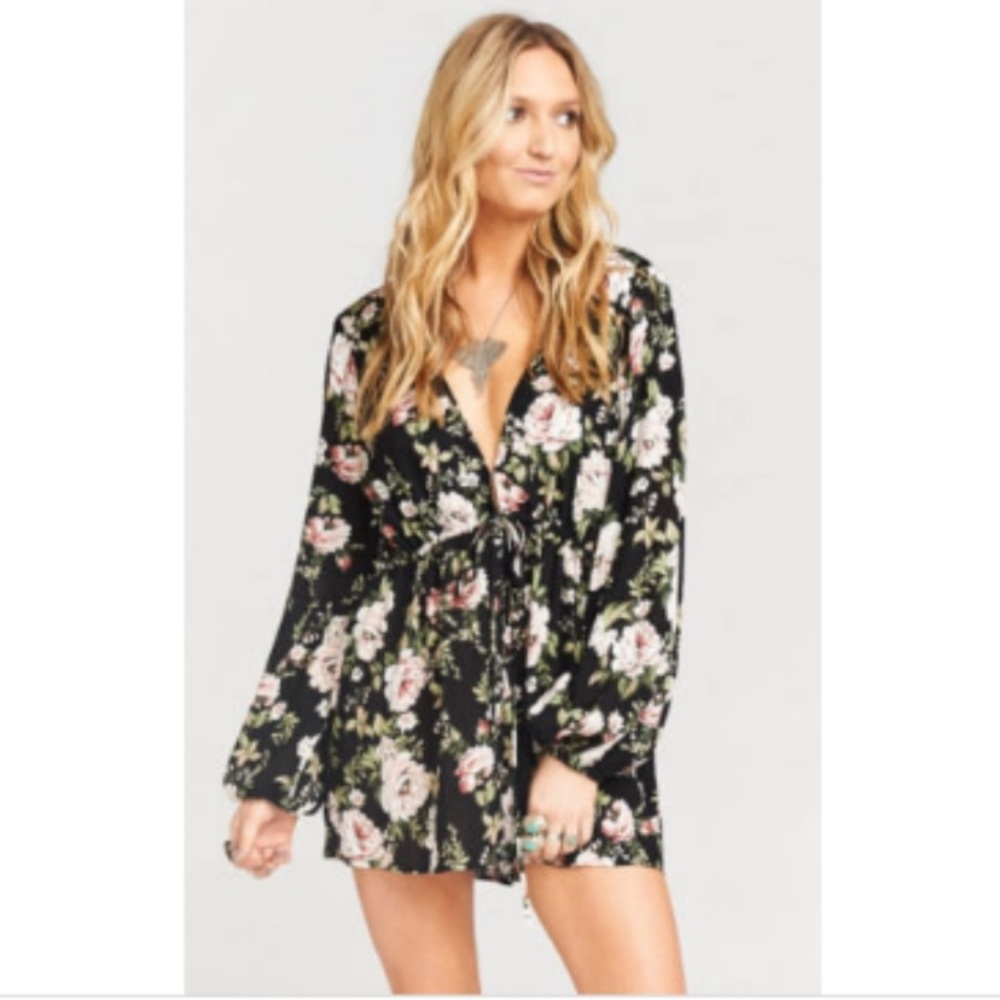 Show Me Your MuMu Floral Romper